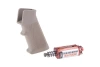 HT SLIM AMOEBA Motor Grip Set - Long - Tan