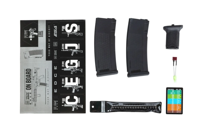 Karabinek ASG Specna Arms RRA M4 SA-E25 HAL ETU™ Chaos Bronze z pomarańczowym urządzeniem wylotowym