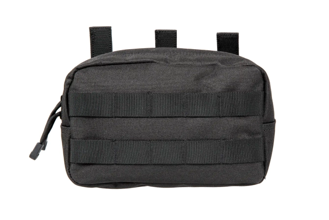 Medium Horizontal Cargo Pouch - Black