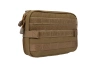 Large Administration Pouch with a Map Holder - Tan