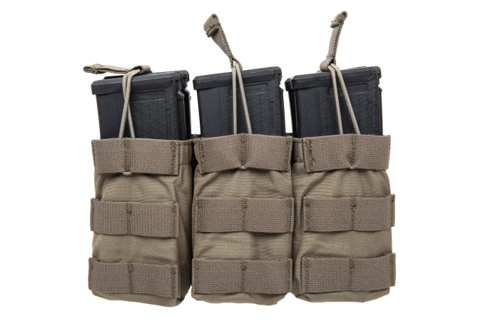 Triple Open loader for 7.62 type magazines Emerson Gear Ranger Green