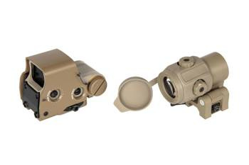 Zestaw celownika XPS 3-2 + Magnifier G43 3x  - Tan