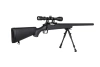 Specna Arms SA-S12 sniper airsoft rifle with scope and bipod Black