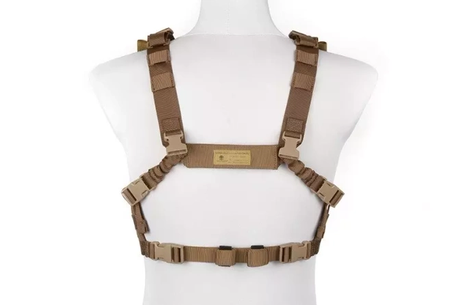 Tactical Low Profile Chest Rig type vest - Coyote Brown