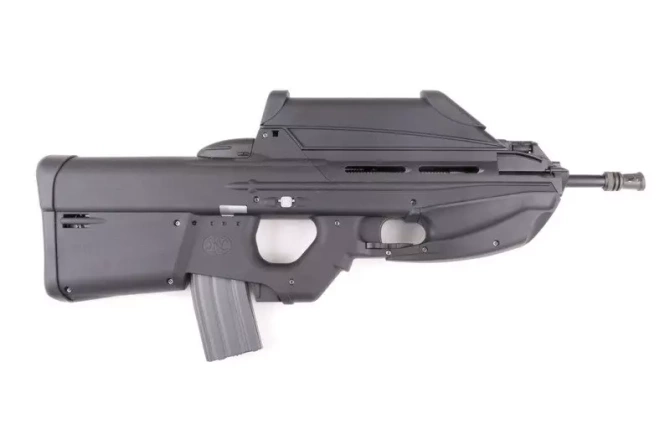 FN F2000 assault rifle replica with scope - black