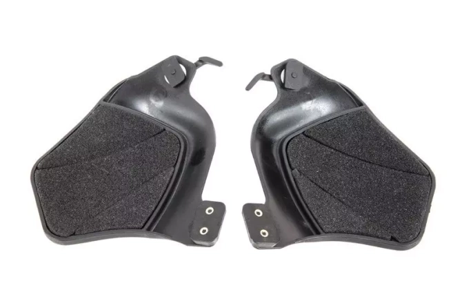 Zestaw osłon bocznych do hełmów - czarny