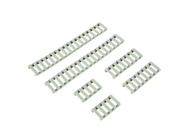 Set of RIS rail covering panels - foliage green