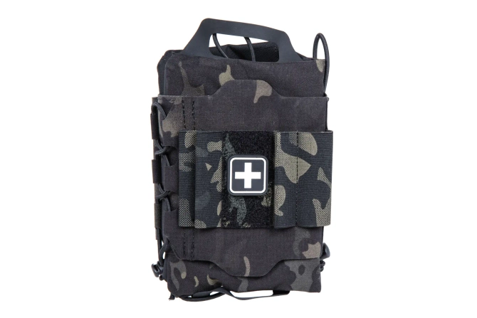 Tactical tear-off first aid kit with Velcro Wosport MultiCam Black