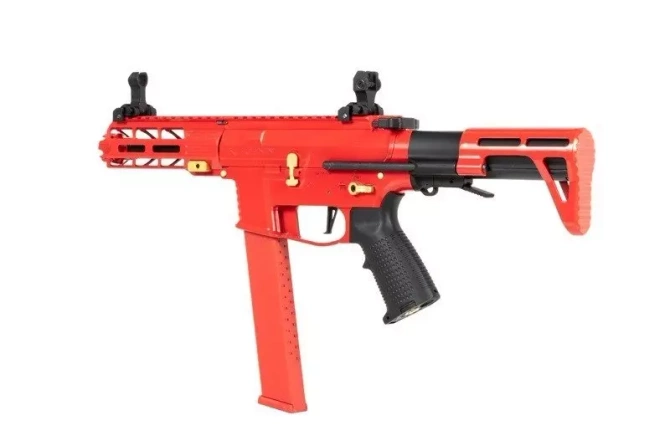 Replika pistoletu maszynowego Nemesis X9 - czerwona