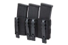 Wosport triple rifle magazine pouch Black