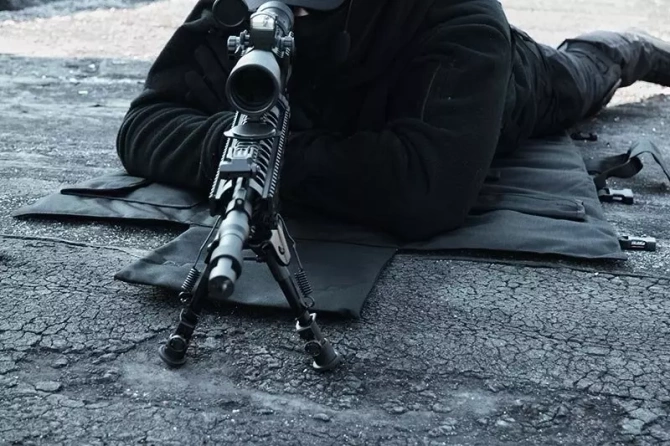 Pokrowiec na broń Sniper / mata strzelecka (1200mm) - tan