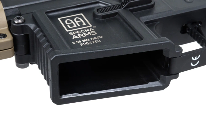 Karabinek ASG Specna Arms SA-F04-RL FLEX™ Light Ops Stock/ New Receiver HAL ETU™ Gen. 2 Half-Tan