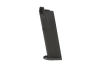 22rnds. real-cap gas magazine for Walther PPq M2 handgun type replicas - black