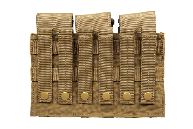 Triple M4/M16 Specna Arms magazine loader with Tan flap