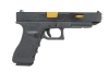 E&amp;C EC-1202 airsoft pistol Black and gold