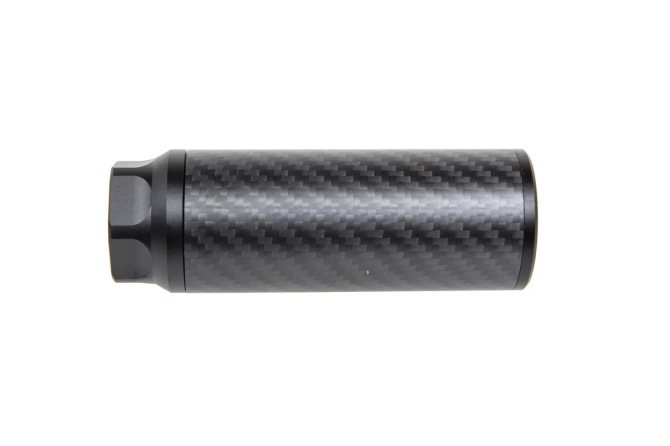 Carbon Silencer Silverback Short 14mm CCW Black