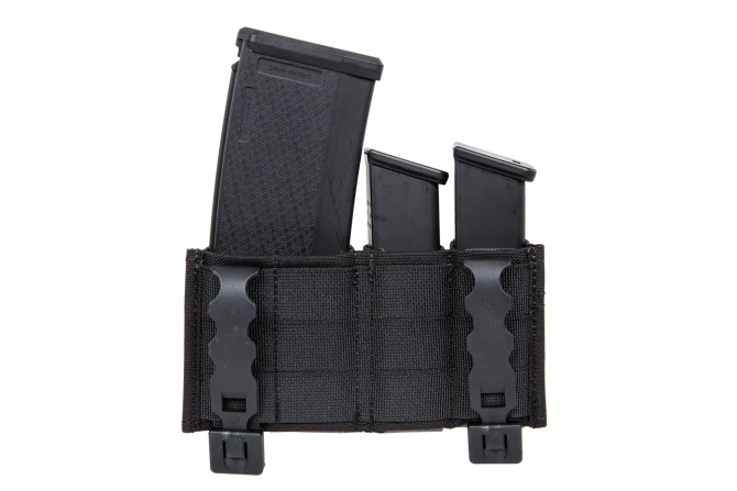 Double magazine pouch Wosport Combo Black