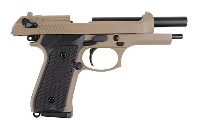 Replika pistoletu M92 (CO2) - tan