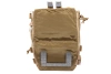 Back panel with MOLLE system for the V5 PC Wosport tactical vest Coyote Brown