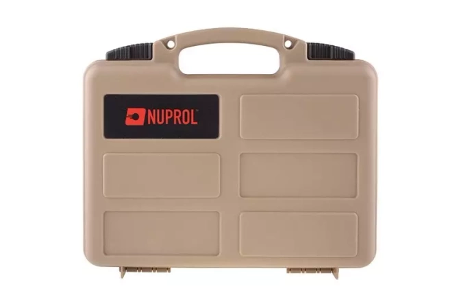 Walizka na pistolet Nuprol pistol case PNP - tan