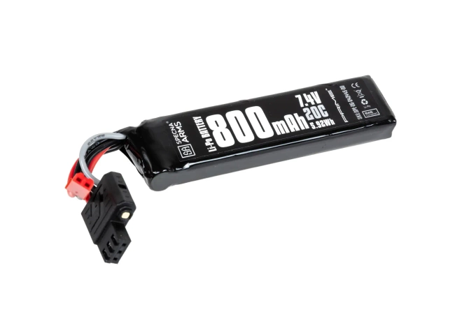 Akumulator Li-Po Specna Arms x Gens Ace 800 mAh 20C 7.4V JST G-Tech
