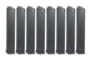 Hi-Cap 330-bullet magazine for PDW9 replicas (set of 8)