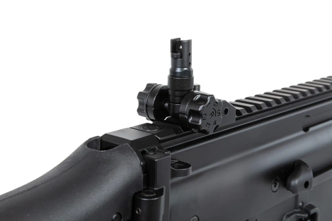 Karabinek szturmowy ASG Cybergun x FN HERSTAL SCAR-H z walizką transportową Czarny