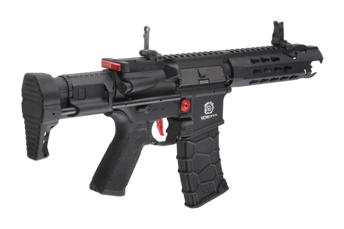Replika karabinka Avalon Leopard CQB - Black/Red