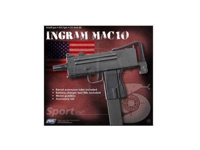 Replika pistoletu maszynowego Ingram MAC-10