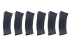 Set of 6 Mid-cap SRC magazines for AK replicas for 100 rounds Black + Speedloader