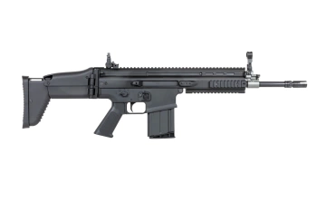 Cybergun x FN HERSTAL SCAR-H airsoft Assault Carbine with Carrying Case Black