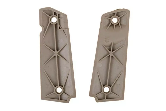 Colt 1911 Grip Side Linings - Dark Earth