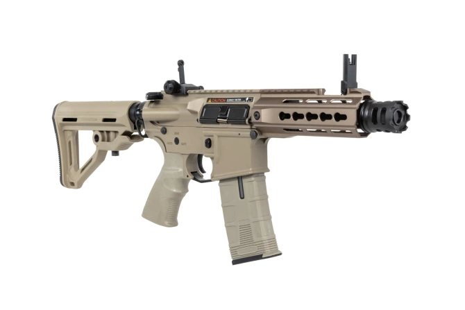 ICS Airsoft CXP-UK1 Captain FET Tan airsoft Carbine