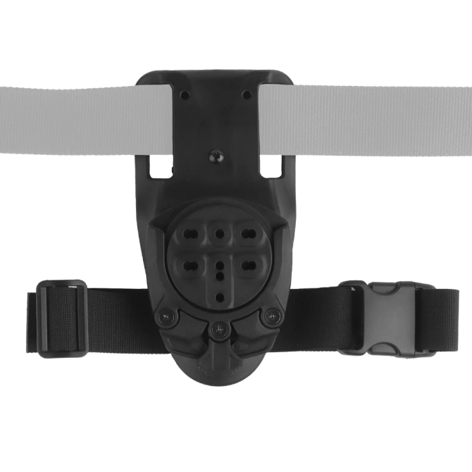 Uniwersalny adapter kabury taktycznej 360 stopni Wosport z mocowaniem na pas GB-ACC-22 Czarny