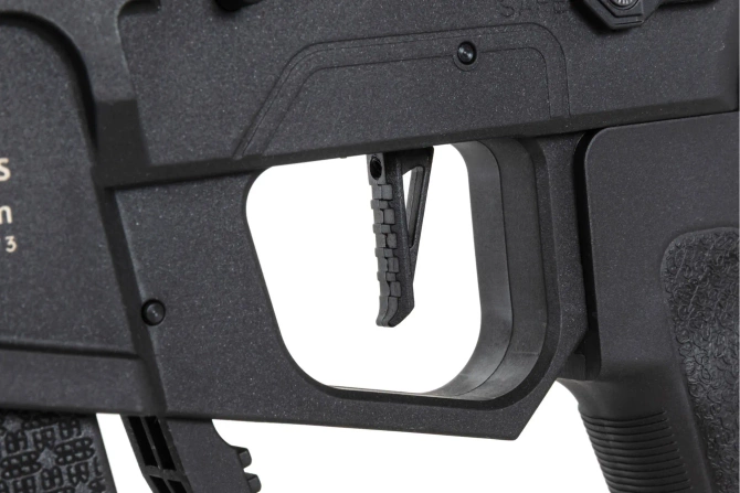 airsoft Specna Arms SA-FX01 FLEX™ HAL ETU machine gun Black with orange discharge device