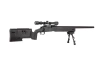 SA-S02 CORE™ Sniper Rifle Replica with Scope and Bipod - Black