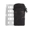 Kieszeń uniwersalna Wosport Cargo 3x6 Pionowe Laser Cut Multicam Black
