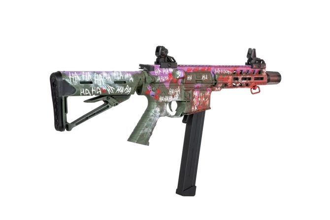 Replika pistoletu maszynowego SR4 FALCON-W - Joker Custom