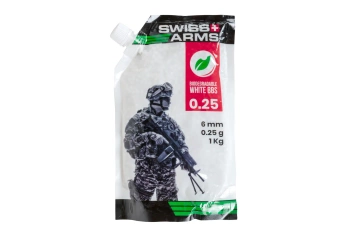 Swiss Arms BIO 0.25g BBs 1 kg White