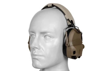 HD-17 Gen 6 tactical active headphones - Brown