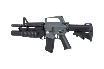 E&C EC-704 Kestrel™ ETU ASG carbine with grenade launcher Grey