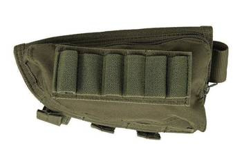 Shotgun Stock Shell Pouch - Olive