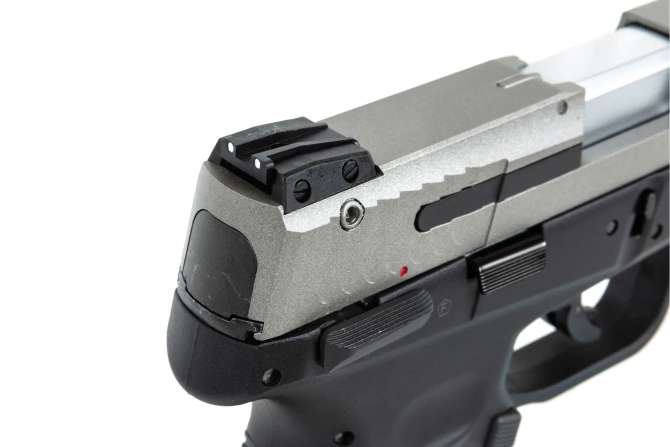 Pistolet ASG Cybergun 24/7 G2 CO2 Czarno-srebrny
