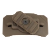 Universal flashlight mount for Wosport Tan helmet