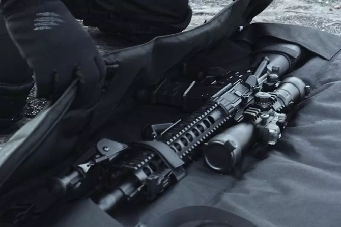 Sniper Gun Bag / Shooting Mat (1200mm) - Black