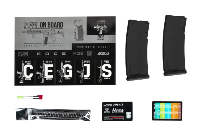 Specna Arms Daniel Defense® RIS III 10.5'' SA-C27 CORE™ HAL ETU™ Gen.2 airsoft Carbine Black