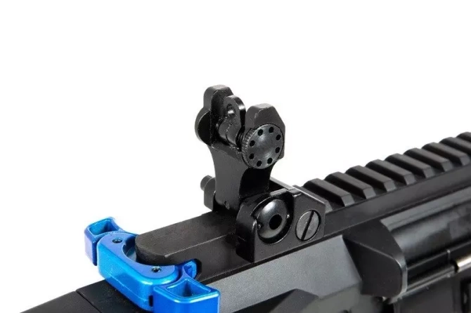 Replika pistoletu maszynowego Nemesis X9 - czarno-niebieska