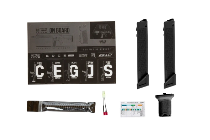 Replika pistoletu maszynowego SA-X01 EDGE 2.0 - czarny