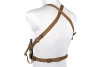 Minimalist Chest Rig waistcoat Wosport VE-108 Coyote Brown