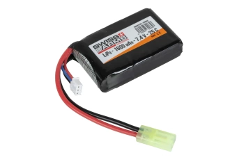 Swiss Arms Li-Po 1600 mAh 7.4 V 25C Mini Tamyia battery